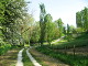 Private access road to the farmhouse