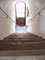 Original stairs made in travertine stone